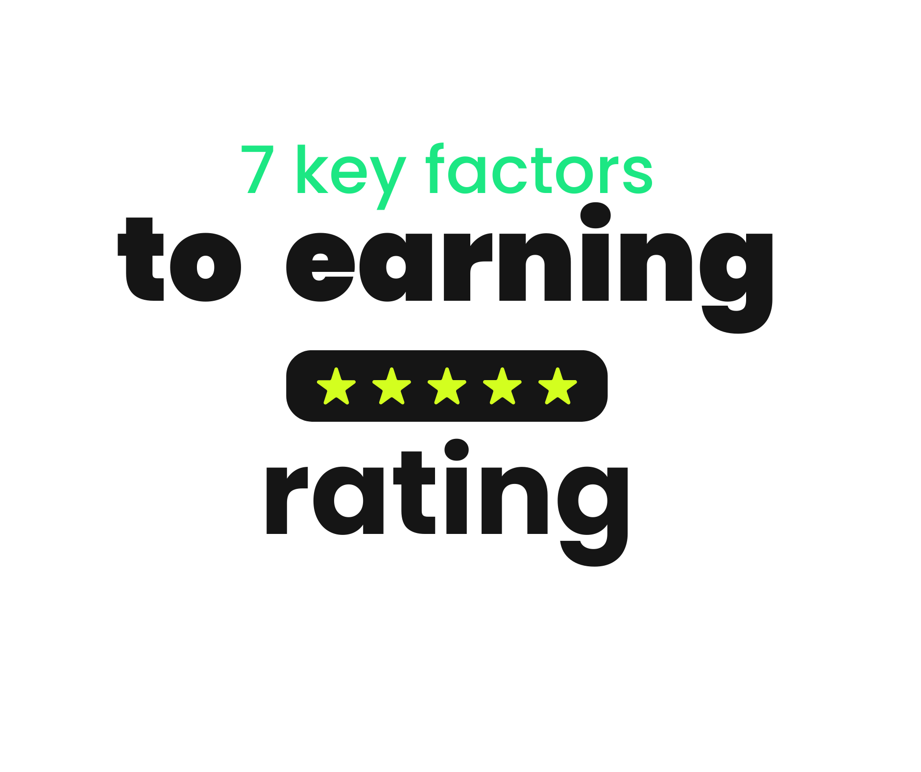 Featured image for “7 key factors for getting 5 star reviews”