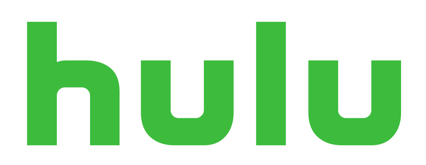 The brand logo for Hulu which is green text.